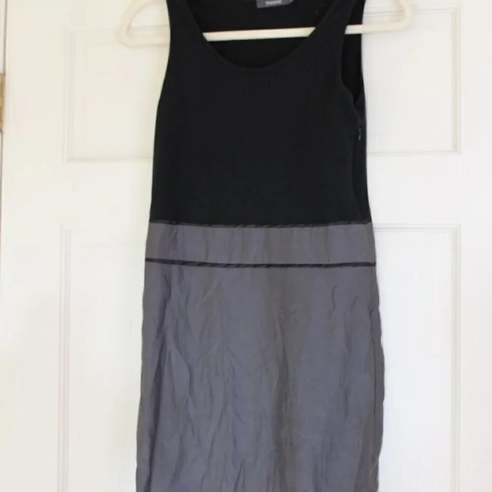 THEME dress simple black dress Small
